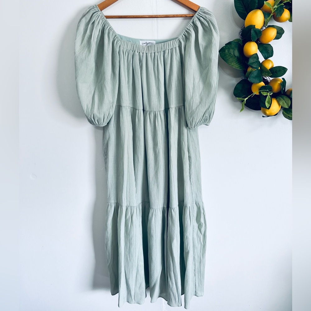 CJLA • boho square midi dress